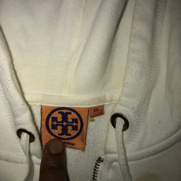 Tory Burch hoodie long sleeve white - Picture 6 of 7